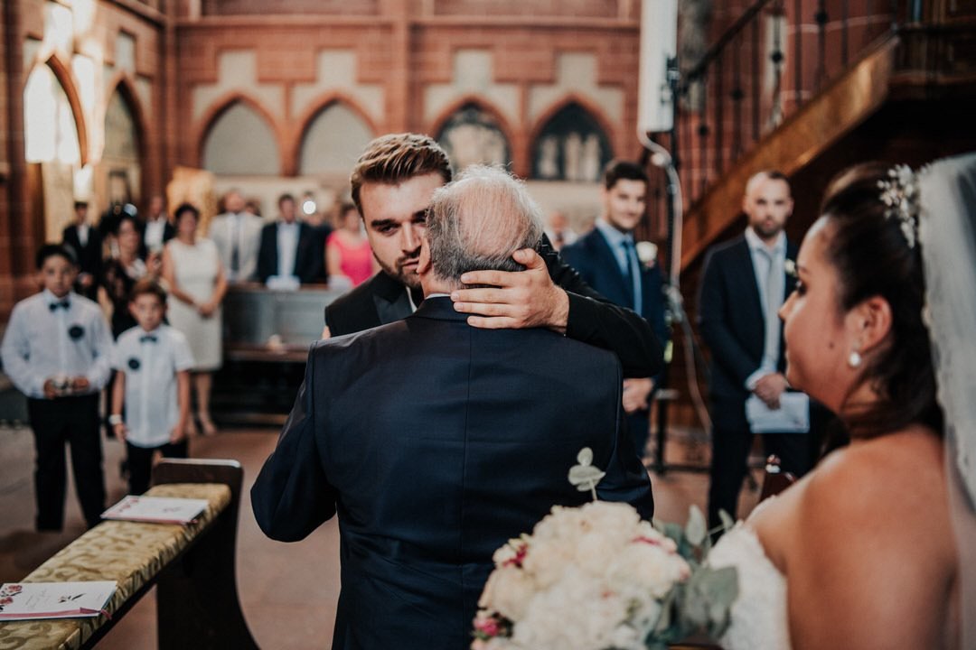 Fotograf Bei Einer Italienischen Hochzeit Trauung Im - 